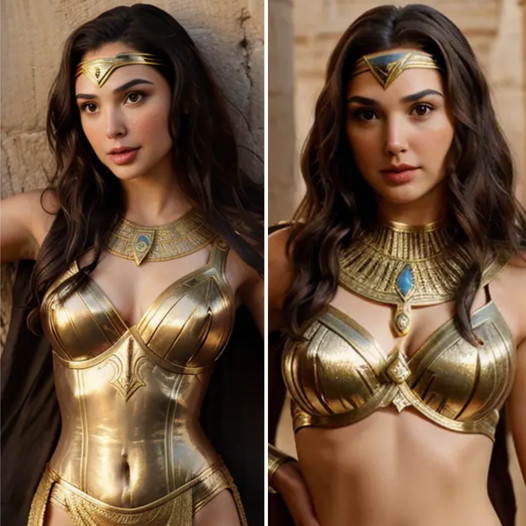 “The Mesmerizing Transformation of Gal Gadot into Cleopatra in a Whimsical Egyptian Realm”